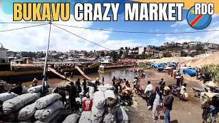 EXPLORING THE CONGO UNBELIEVABLE MARKET TOUR IN BUKAVU CITY [upl. by Norword]