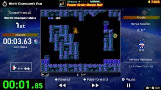 WR Power Grab Morph Ball 363s  NES WORLD CHAMPIONSHIPS [upl. by Bathelda724]