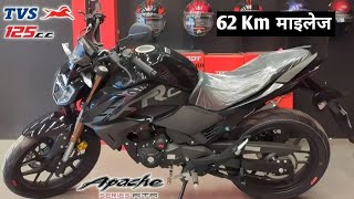 New Model Tvs Apache RTR 125cc bike Price Fetures Spefication launch 2024Full Details [upl. by Horwath]