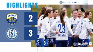 Topo centras Euronics moterų A lyga 20 turas FK TransINVEST x FC Hegelmann  SANTRAUKA [upl. by Lleira]