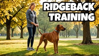 How to Train a Rhodesian Ridgeback and Why They’re a Challenge [upl. by Sturrock]