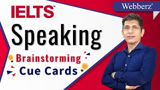 IELTS  Speaking  Brainstorming for Cue Cards  Hindi  English  wwwwebberzin [upl. by Anawak]