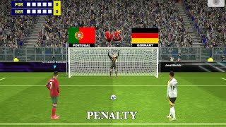 Germany vs Portugal Penalty Kick 🔥 Jamal Musiala vs Cristiano Ronaldo 🔥 [upl. by Ahsieni991]