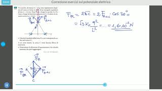 Esercizi su potenziale ed energia potenziale elettrica [upl. by Ithsav]