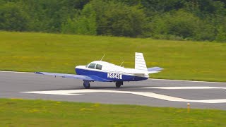 Mooney M20 Takeoff 4K Video [upl. by Daveen]