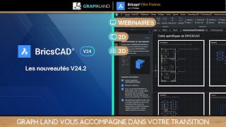 Webinaire Bricscad 2D3D  Les nouveautés 2024 [upl. by Naeerb]