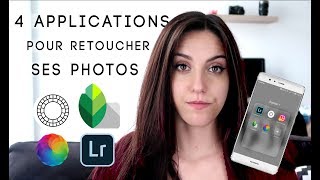 4 APPLICATIONS POUR RETOUCHER TES PHOTOS SUR SMARTPHONE [upl. by Isabel694]