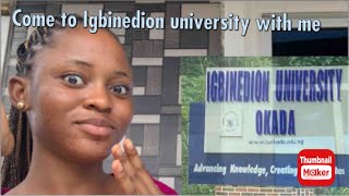 IGBINEDION UNIVERSITY DETAILED RESUMPTION VLOG new students guide [upl. by Regnij]