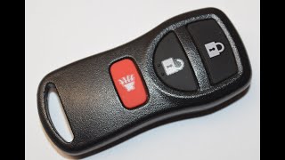 Nissan Frontier  Titan Key Fob Battery Replacement  EASY DIY [upl. by Sheya691]