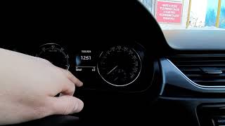 сброс инспекционного сервиса шкода рапид How to reset a Skoda Rapid inspection service message [upl. by Nyliahs]