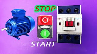 Learn How to Wire Single Phase Motor with Contactor [upl. by Furlani]