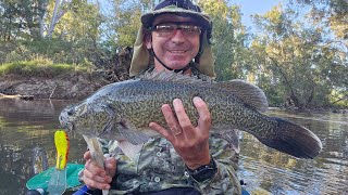 Kayak Fishing The Broken River Casting Lures For Murray Cod [upl. by Bik622]