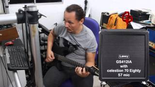 Laney Cabinet Comparison  Celestion x HH custom by Claudio Passamani [upl. by Murtha]