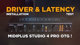 Bahas detail MIDIPLUS STUDIO 4 PRO OTG Driver amp Latency PART 2 [upl. by Herrington]