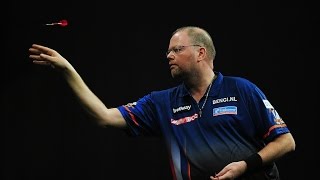 RAYMOND VAN BARNEVELD DARTS  THROWING ACTION [upl. by Retepnhoj]