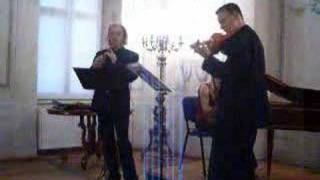 Telemann Trio Sonate in A minor  II Barokk kamarazene  5 [upl. by Ialokin929]