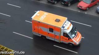 Rettungsdienst Berlin FW Suarez Zusammenschnitt [upl. by Ennaeel]