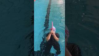 Wearing snorkels inside the water for down syndrome girls part 2 specialneeds [upl. by Levitan]