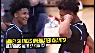 Mikey Williams SILENCES The Haters amp Drops 37 Point TRIPLE DOUBLE NEVER Chant quotOverratedquot To Mikey [upl. by Oderfigis]