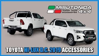 Misutonida 4x4 Italy Toyota Hilux 2019 accessories [upl. by Letsyrk]