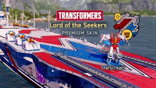 Transformers Lord of the Seekers Premium Skin  A Parseval  World of Warships Legends [upl. by Ennaharas463]