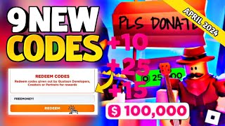 NEW ALL WORKING CODES FOR PLS DONATE IN APRIL 2024 ROBLOX PLS DONATE CODES [upl. by Enilegna718]