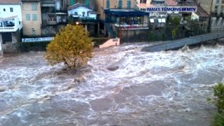 Images impressionnantes des inondations en Ardèche [upl. by Bradleigh]