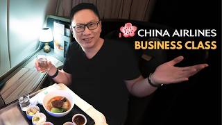 China Airlines Business Class Review Surprisingly Good Worth It TPE ✈️ SFO A350900 [upl. by Teerell]