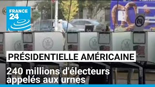 Présidentielle américaine  240 millions délecteurs appelés aux urnes • FRANCE 24 [upl. by Cofsky901]