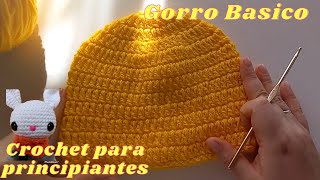 😍Crochet fácil para principiantes GORRO BASICO ideal para negocio paso a paso con todos los talles😍 [upl. by Durrace]