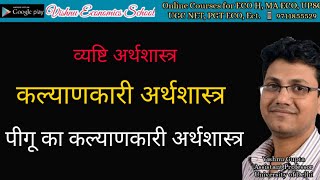 पीकू का कल्याणकारी अर्थशास्त्र  Pigou Welfare Economics in Hindi [upl. by Esdnyl]