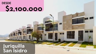 Casa en QUERETARO JURIQUILLA San Isidro 3 HABITACIONES ALBERCA desde 2100000 VIGILANCIA 24HRS [upl. by Down55]