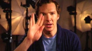 Benedict Cumberbatch aka Dr Stranges Vulcan salute [upl. by Aicylla57]