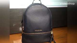 Michael Kors Rhea Medium backpack [upl. by Elletsirk197]