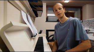 Day 8 of Playing Howls Moving Castle on the Piano  Beginner Playing Piano [upl. by Evy]