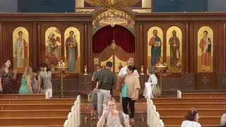 Divine Liturgy and Orthros for the Ninth Sunday after Pentecost  21 July 2024 [upl. by Kabab]