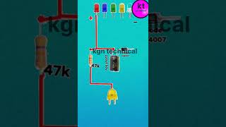 220v LED glow Circuit diagram shorts [upl. by Moclam]