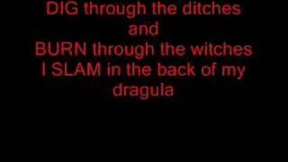 Rob Zombie  Dragula Lyrics Video [upl. by Drawets]