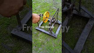 Flywheel free energy generator DIYshorts viralshorts freeenergy [upl. by Eirek]