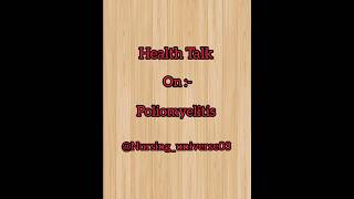 Health talk on poliomyelitis healthtalk notes topper Study Healtheducation bscnursing gnm [upl. by Attenov]