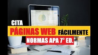 ✅ Cómo citar una página web con APA 7 [upl. by Emiolhs205]