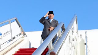 Dari Beijing Presiden Prabowo Bertolak Menuju Washington DC 10 November 2024 [upl. by Merrie]