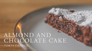 How to Make Caprese Cake  Almonds and Chocolate Italian Cake [upl. by Luthanen]