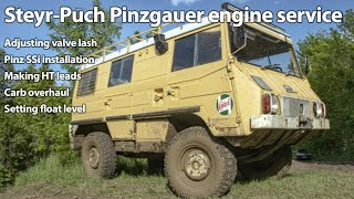 Pinzgauer 710K engine service [upl. by Novyar]