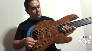 Just Bass It  Devon J5 Fretless Demo amp Review with Bryan Abel [upl. by Yorker]