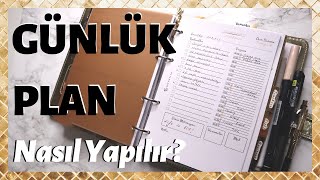 GÜNLÜK Planımı Nasıl Yapıyorum  Ajanda Kullanımı [upl. by Edbert]