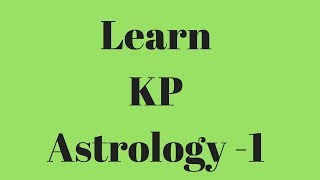 Learn KP Astrology  Basic Astrology Part 1 astrology learnastrology kpastrology viralvideo [upl. by Yaf]