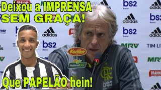 JESUS HUMILHA A IMPRENSA JORGE FAZ PAPELÃO CONTRA JJ GABIGOL É FO [upl. by Jarib]