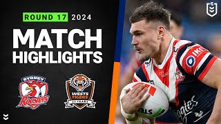 NRL 2024  Roosters v Wests Tigers  Match Highlights [upl. by Neurath167]