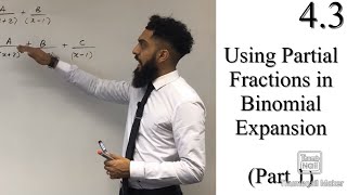 Edexcel A level Maths Part 1 43 Using Partial Fractions in Binomial Expansion [upl. by Atteuqram692]